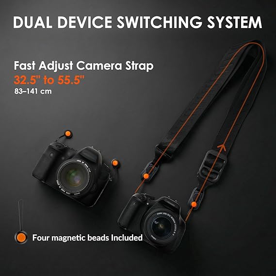 TARION Magislide Neck Strap 2.0 Black