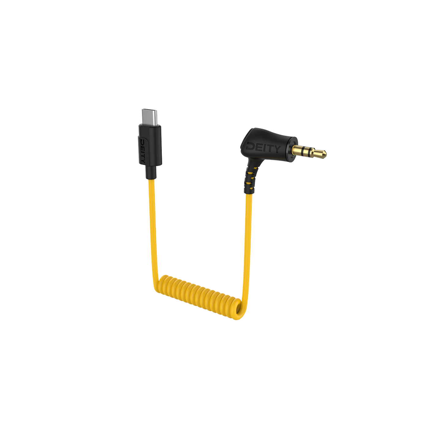 Deity C21 - 3.5mm TRS to USB-C Coiled Audio Cable