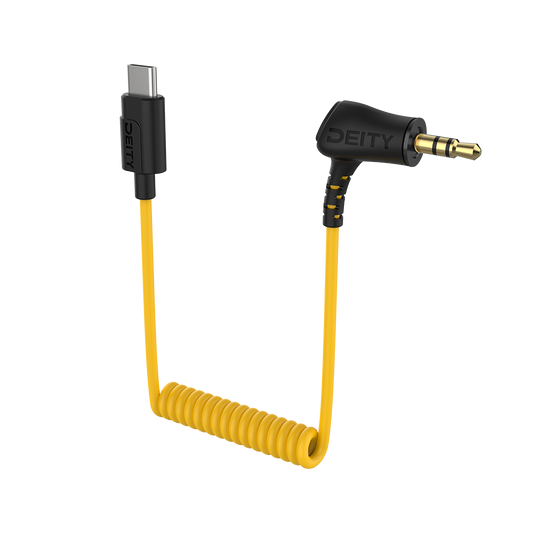 Deity C21 3.5 TRS To USB-C Coiled Audio Cable