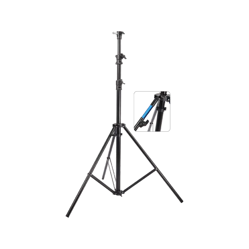 Meking MZ Series Air-Cushioned Light Stand, (9.3' 3-Section - Black)