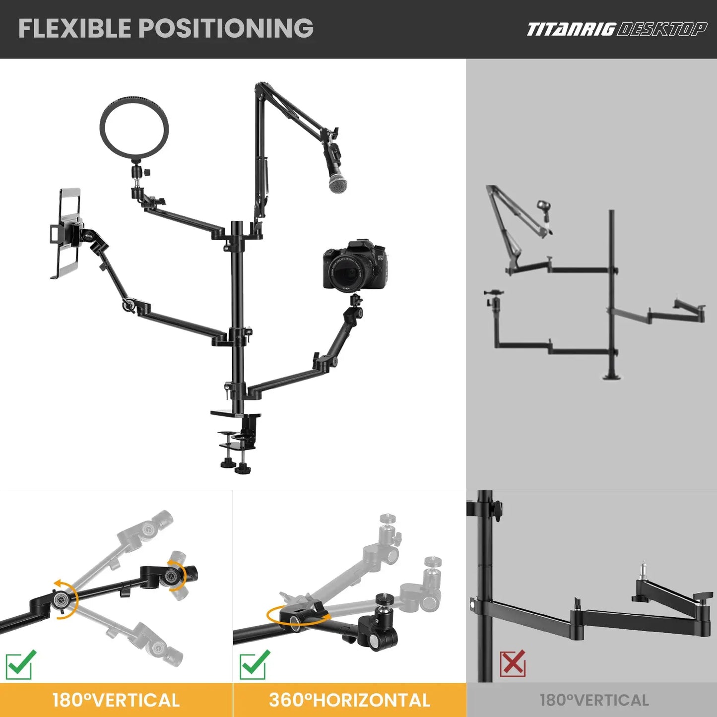 TARION Titanrig Desktop Set