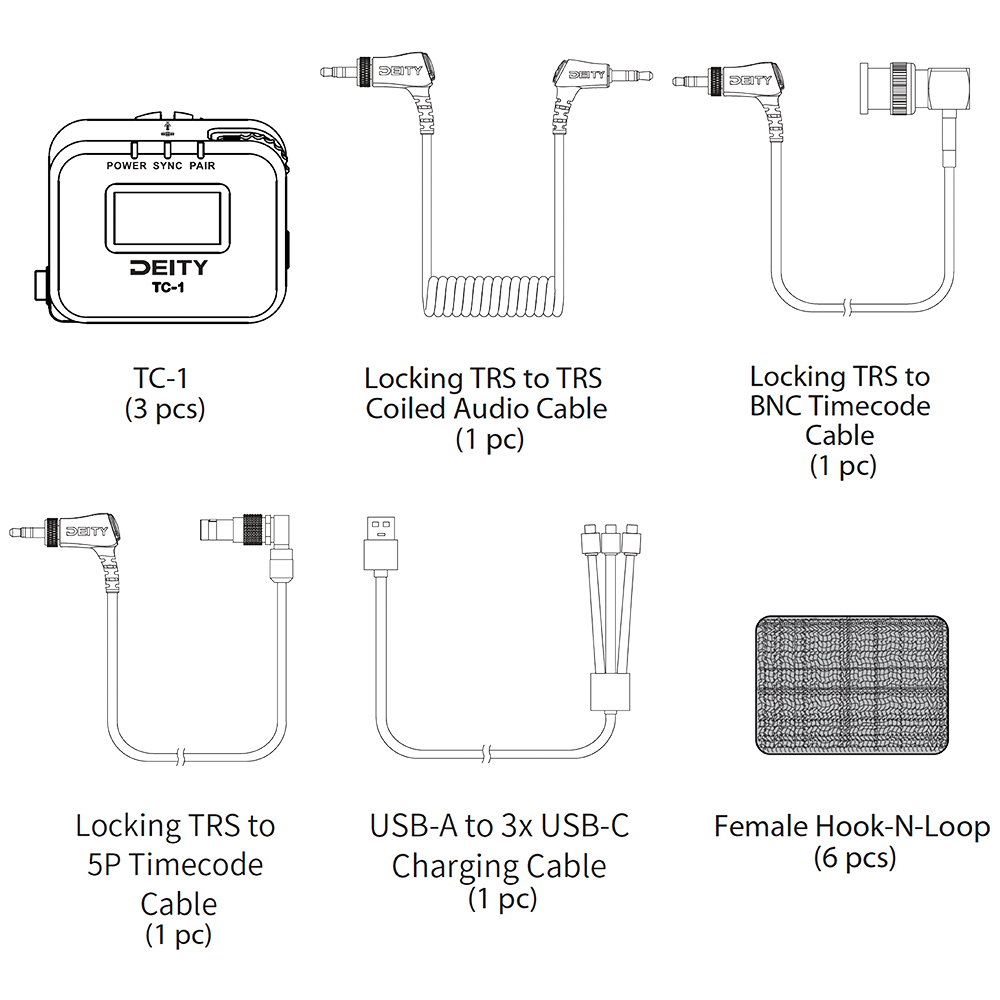 Deity TC-1 (3pc Kit)