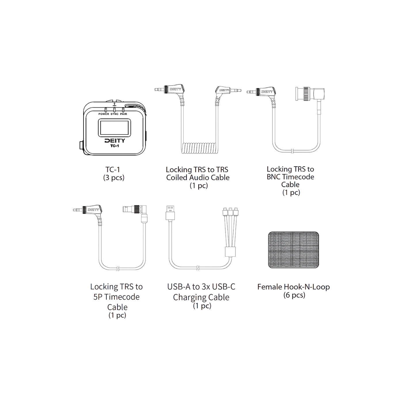 Deity TC-1 (3pc Kit)