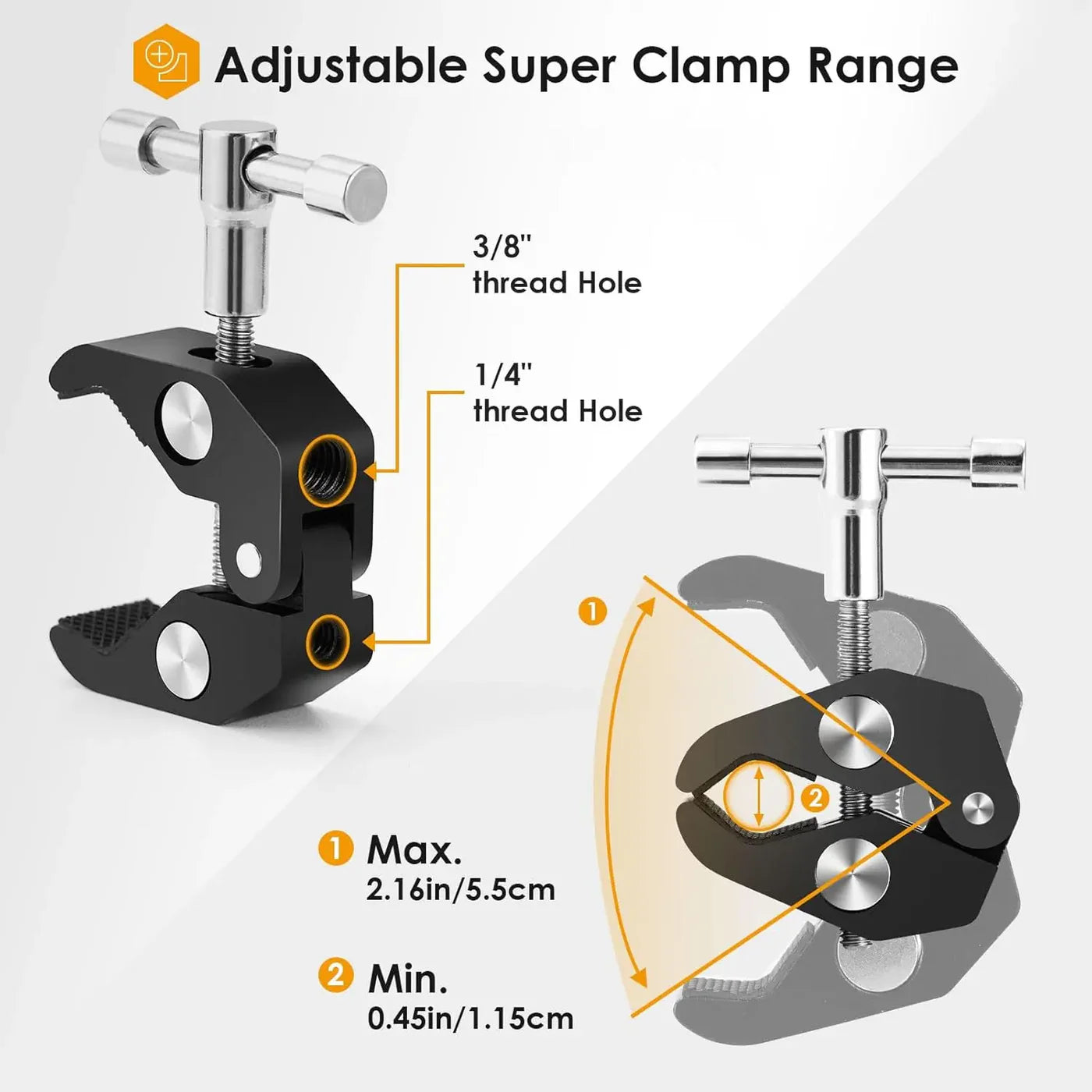 TARION Magic Arm (11 inches)  + Clamp
