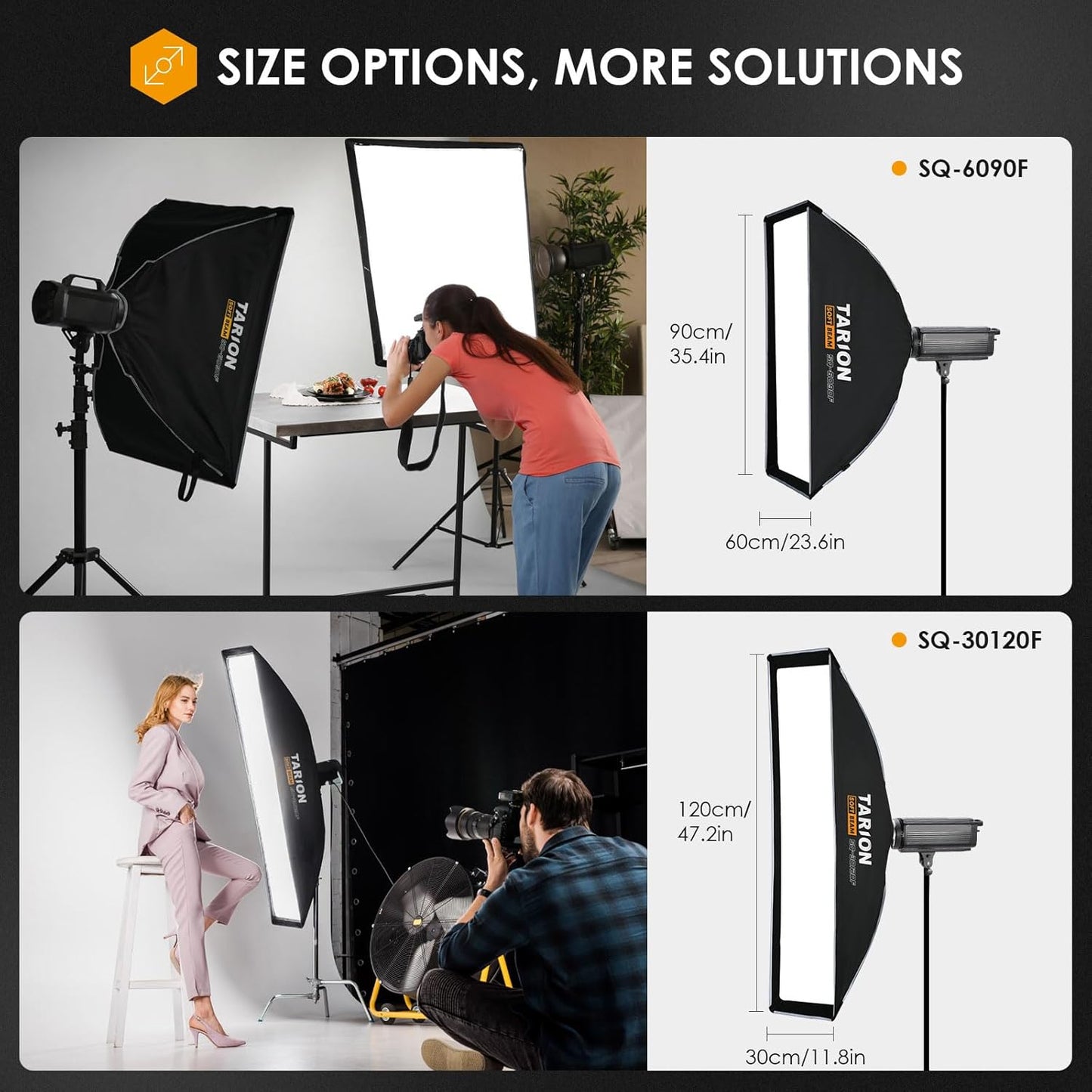TARION SQ-6090F Quick Fold Softbox