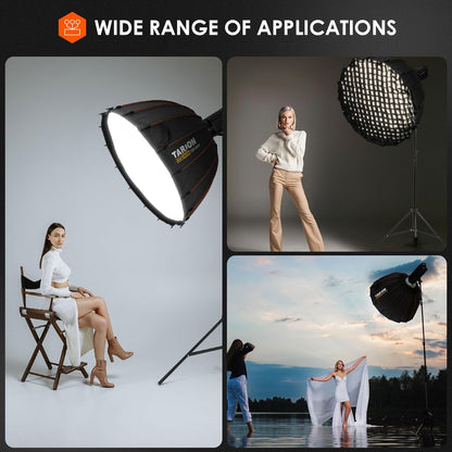 TARION SOFTBEAM HE‑60F Parabolic Softbox (With Grid)