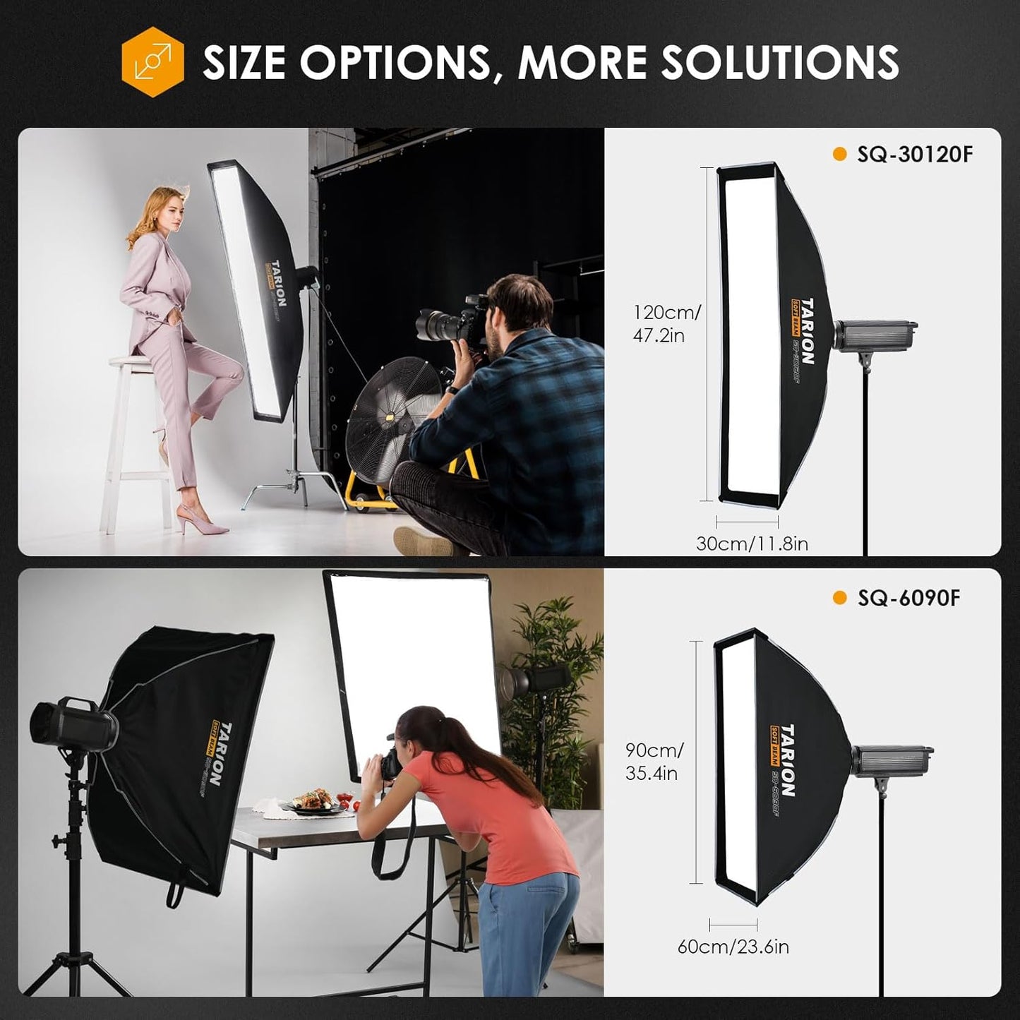 TARION SQ-30120F Quick Fold Softbox