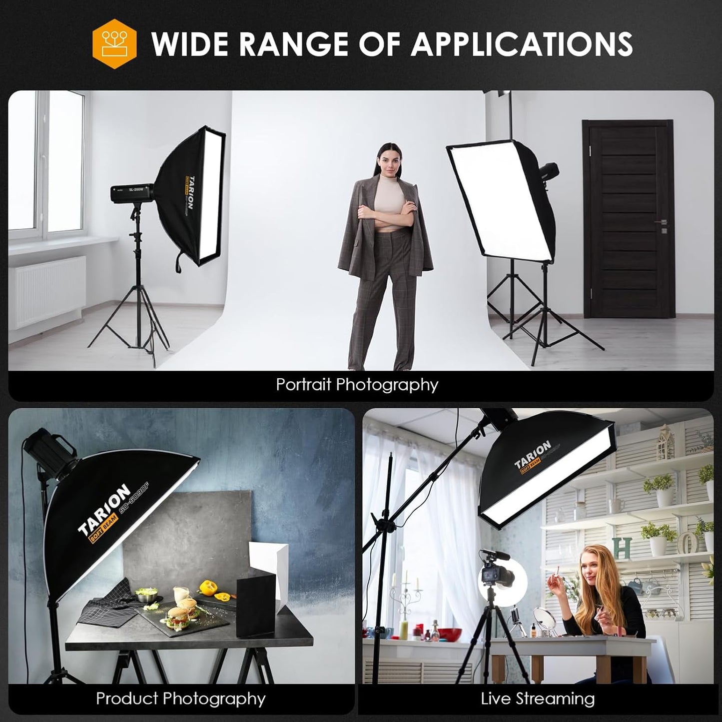 TARION SQ-6090F Quick Fold Softbox