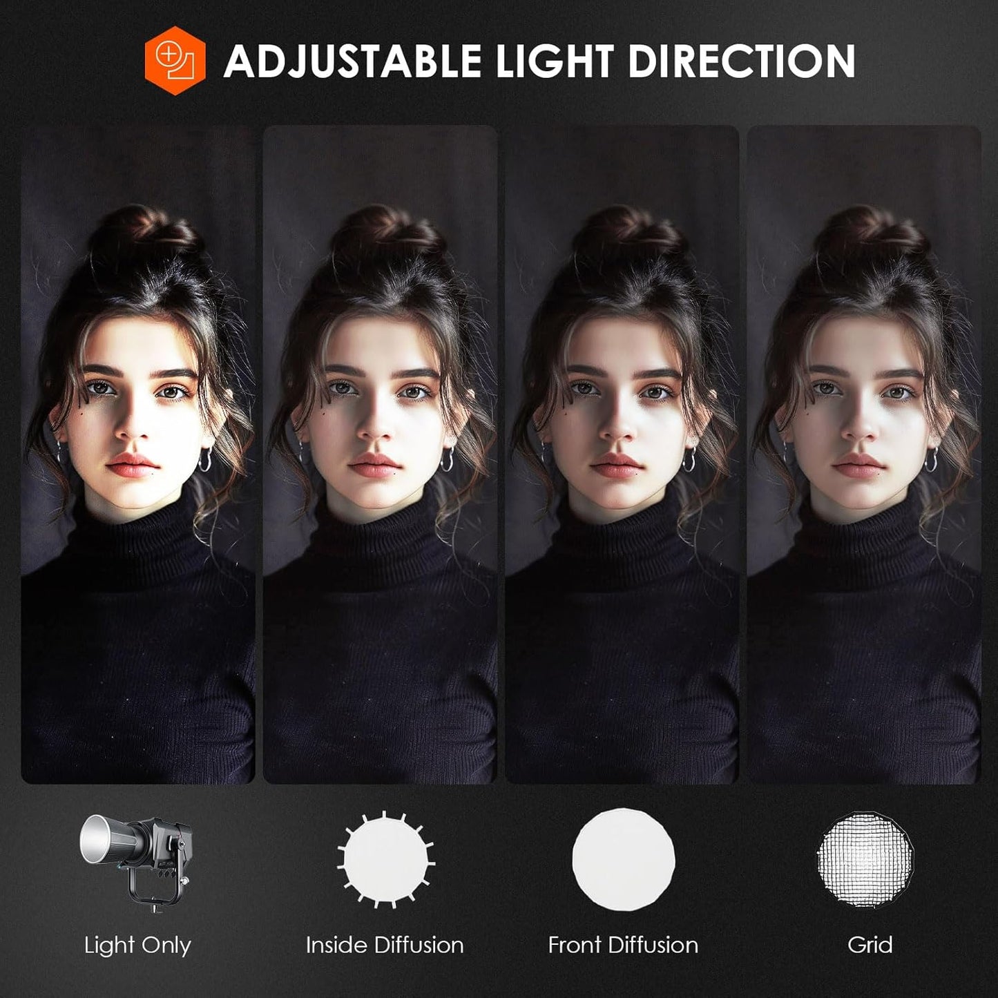 TARION SOFTBEAM HE‑90F Parabolic Softbox (With Grid)
