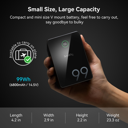 SmallRig VB99 Pro Mini V-Mount Battery (4292)