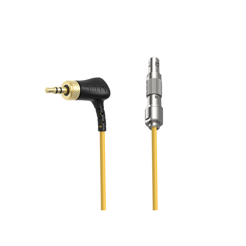 C14 Locking 3.5mm to 5-Pin LEMO Timecode Cable