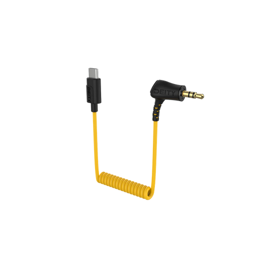 Deity C21 - 3.5mm TRS to USB-C Coiled Audio Cable