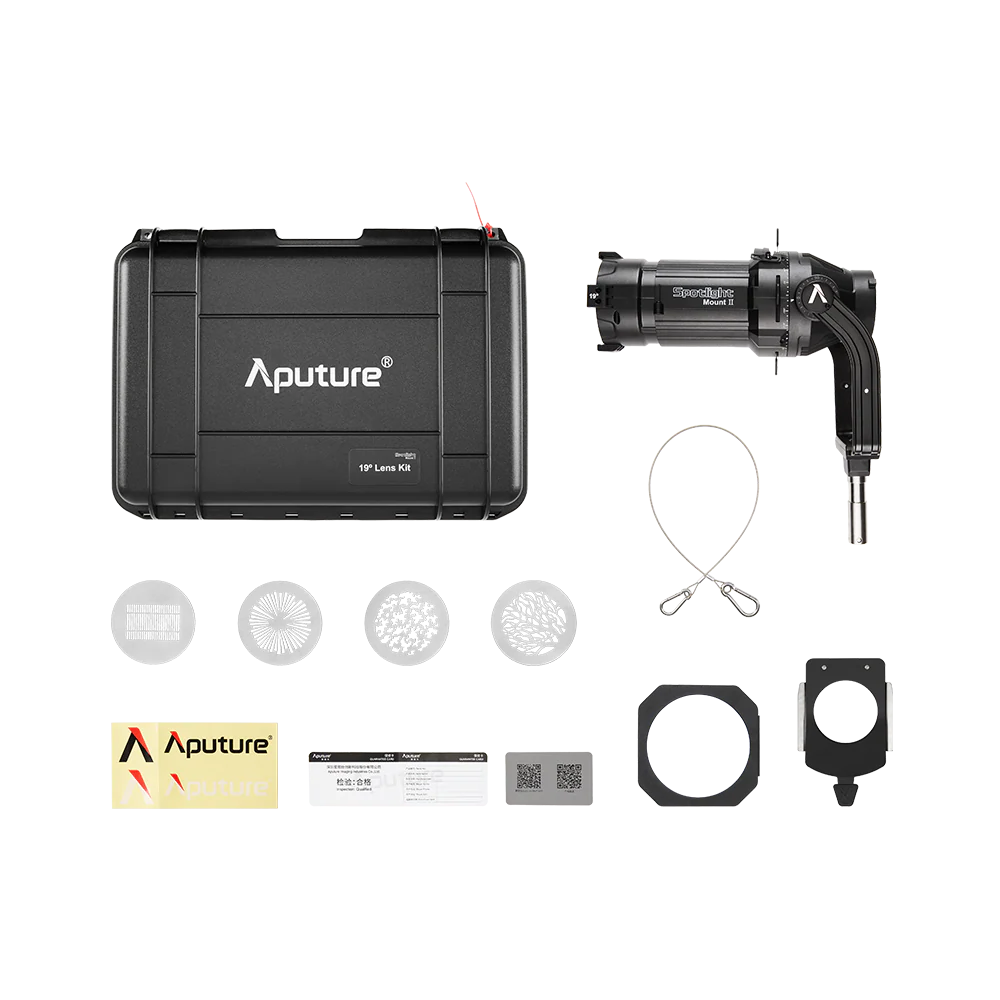 Aputure Spotlight Mount II 19° Lens Kit