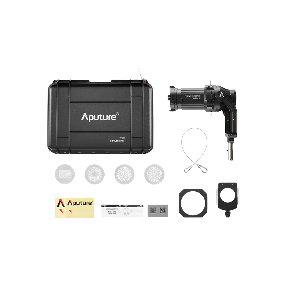 Aputure Spotlight Mount II 50° Lens Kit