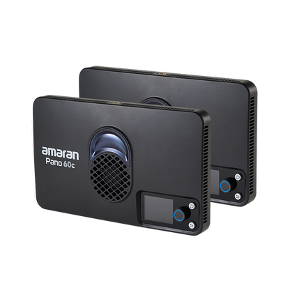 amaran Pano 60c 2-Light Kit-Charcoal