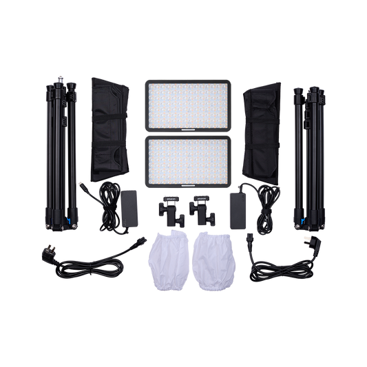 amaran Pano 60c 2-Light Kit-Charcoal