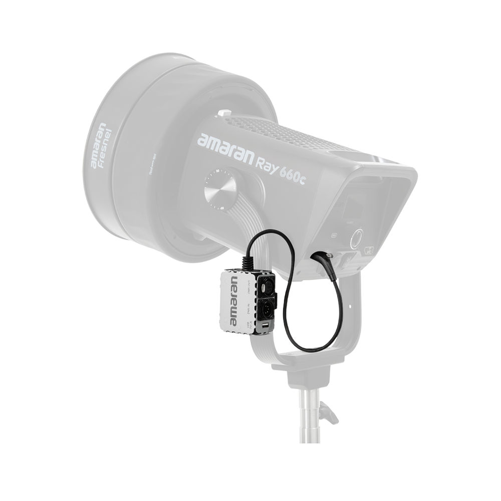 amaran USB-C to 5-Pin DMX In & Out Adapter